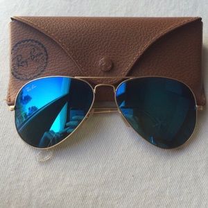 NEW BLUE AVIATORS RAYBANS